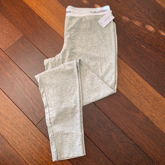 Calvin Klein Sleepwear Grey modern Cotton Leggins - Picture 1 of 4